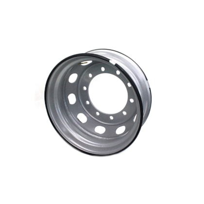 SUSPENSYS | RD003 | RODA 10F 22,50 X 7,5 PARA PNEU 275 RADIAL SEM CAMARA | CARRETA/FORD/IVECO/VW/MB/VOLVO/SCANIA (FURO RETO - PARA PORCA OSCILANTE) (SEM CAMARA - COM VALVULA/BICO)