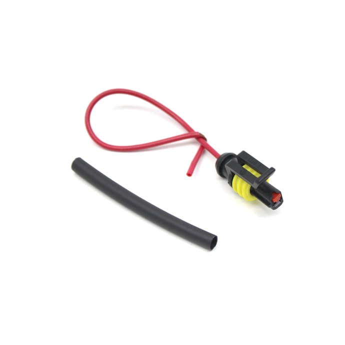 TC CHICOTES | TC1011032 | CONECTOR/PLUG COM FIO 1,6MM 1 VIA PARA CHICOTE SENSOR TEMPERATURA/PRESSAO OLEO FORD/VW/MB (REPARO RAPIDO)-26ce528f-c954-4619-807b-11365100cb9c