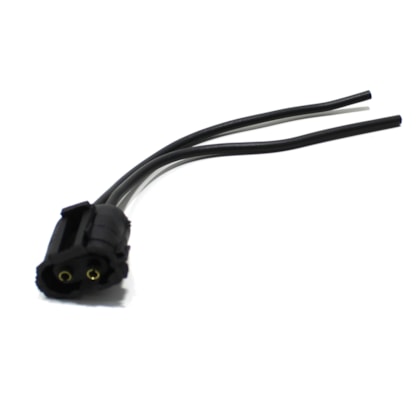 TC CHICOTES | TC1020735 | CONECTOR/PLUG COM FIO 2 VIAS PARA CHICOTE SENSOR/INTERRUPTOR/CEBOLINHA LUZ RE FORD/VW (REPARO RAPIDO)