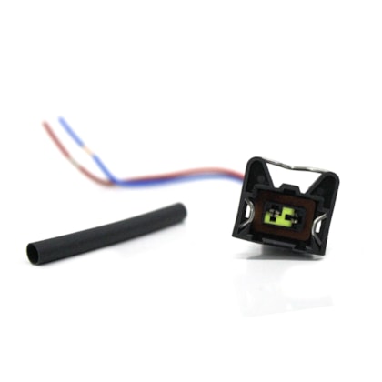 TC CHICOTES | TC1021007 | CONECTOR/PLUG COM FIO 1,5MM 2 VIAS PARA SOQUETE 1 POLO LANTERNA PY21W PISCA/SETA FORD CARGO 816/1119 | FORD CARGO TRACADO NOVO PANDA (FAROL POSICAO HORIZONTAL) (REPARO RAPIDO)