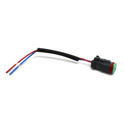 TC CHICOTES | TC1021407 | CHICOTE COM CONECTOR 2 VIAS SENSOR PRESSAO OLEO FORD/VW (REPARO RAPIDO)