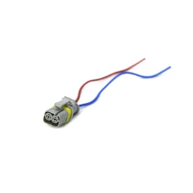 TC CHICOTES | TC1021965 | CHICOTE CONECTOR/PLUG 2 VIAS PARA SENSOR/INTERRUPTOR TEMPERATURA AR GAS ESCAPE VW MOTOR MAN EURO 5 (REPARO RAPIDO)