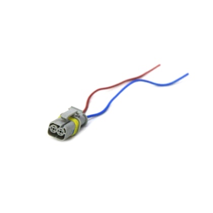 TC CHICOTES | TC1021965 | CHICOTE CONECTOR/PLUG 2 VIAS PARA SENSOR/INTERRUPTOR TEMPERATURA AR GAS ESCAPE VW MOTOR MAN EURO 5 (REPARO RAPIDO)
