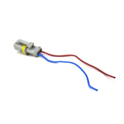 TC CHICOTES | TC1021965 | CHICOTE CONECTOR/PLUG 2 VIAS PARA SENSOR/INTERRUPTOR TEMPERATURA AR GAS ESCAPE VW MOTOR MAN EURO 5 (REPARO RAPIDO)