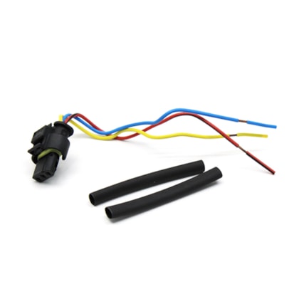 TC CHICOTES | TC1031659 | CHICOTE COM CONECTOR 3 VIAS PARA SENSOR POSICAO VIRABREQUIM/EIXO COMANDO VALVULA VW (REPARO RAPIDO)