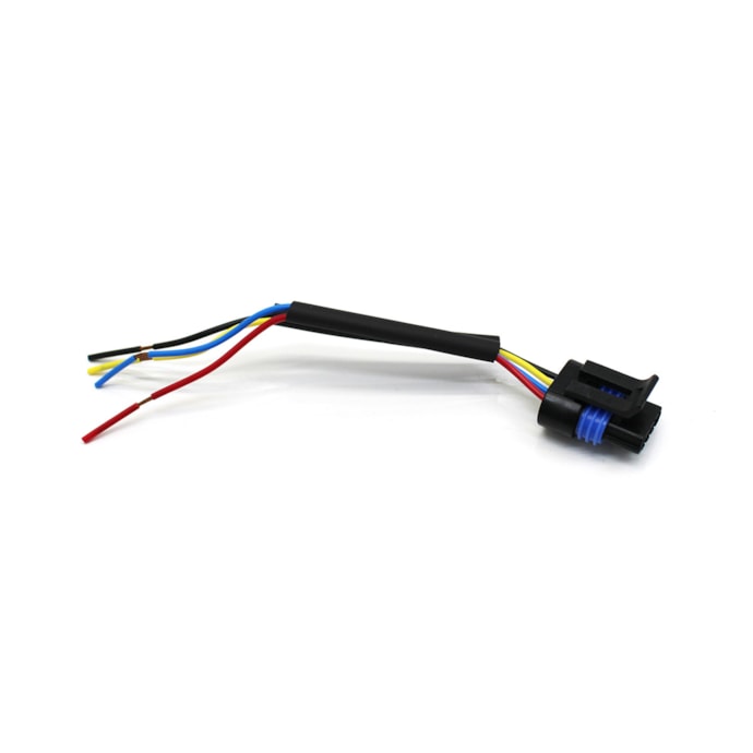 TC CHICOTES | TC1041016 | CHICOTE COM CONECTOR 4 VIAS PARA SENSOR INDUTIVO VELOCIDADE CAMBIO VW (PLUG RETANGULAR) (REPARO RAPIDO)-59085782-6d45-4ed0-9be8-701c5bd5199f