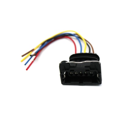 TC CHICOTES | TC1051012 | CONECTOR/PLUG COM FIO 2,8MM 5 VIAS PARA CHICOTE LANTERNA TRASEIRA TRICOLOR FORD/MB (REPARO RAPIDO)