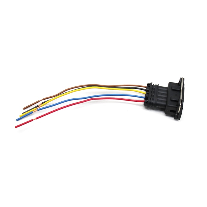 TC CHICOTES | TC1051012 | CONECTOR/PLUG COM FIO 2,8MM 5 VIAS PARA CHICOTE LANTERNA TRASEIRA TRICOLOR FORD/MB (REPARO RAPIDO)-f53826ad-38be-4152-b7a0-7225c2d88094