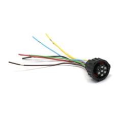 TC CHICOTES | TC1071417 | CONECTOR 7 VIAS PARA CHICOTE FAROL DUPLO RETANGULAR LD/LE MB AXOR (2005 A 2016) (REPARO RAPIDO)