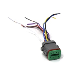 TC CHICOTES | TC1081803 | CHICOTE COM CONECTOR 8 VIAS FEMEA (REPARO RAPIDO)