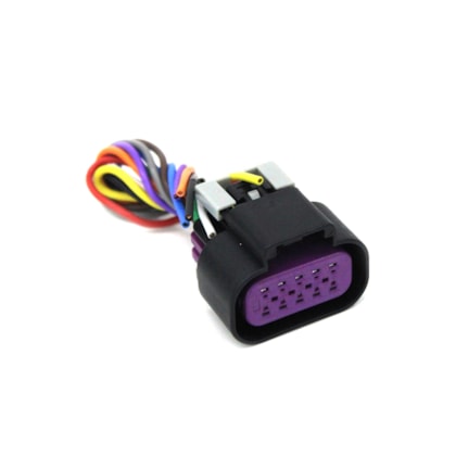 TC CHICOTES | TC1101418 | CHICOTE 10 VIAS COM CONECTOR FEMEA PARA CHICOTE PEDAL ACELERADOR ELETRONICO VW DELIVERY/ONIBUS/MICRO ONIBUS/WORKER | FORD CARGO (REPARO RAPIDO)