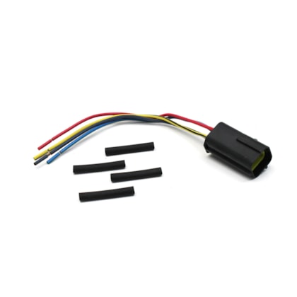 TC CHICOTES | TC2042041 | CHICOTE/CONECTOR MACHO COM 4 VIAS P/INJECAO ELETRONICA LINHA FORD/VW (FIO 1,6MM) (REPARO RAPIDO)