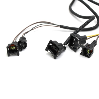 TC CHICOTES | TC5000738 | CHICOTE FAROL DUPLO REDONDO MB HPN/CARA CHATA (2000..) (SEM SOQUETES PARA LAMPADAS H1)