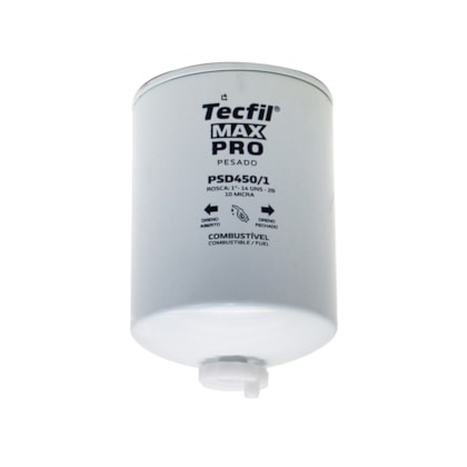 TEC-FIL | PSD4501 | FILTRO DIESEL/RACOR SEPARADOR DAGUA FORD/VW MOTOR MWM 4.10/6.10 4CIL/6CIL (ROSCA 1-14)