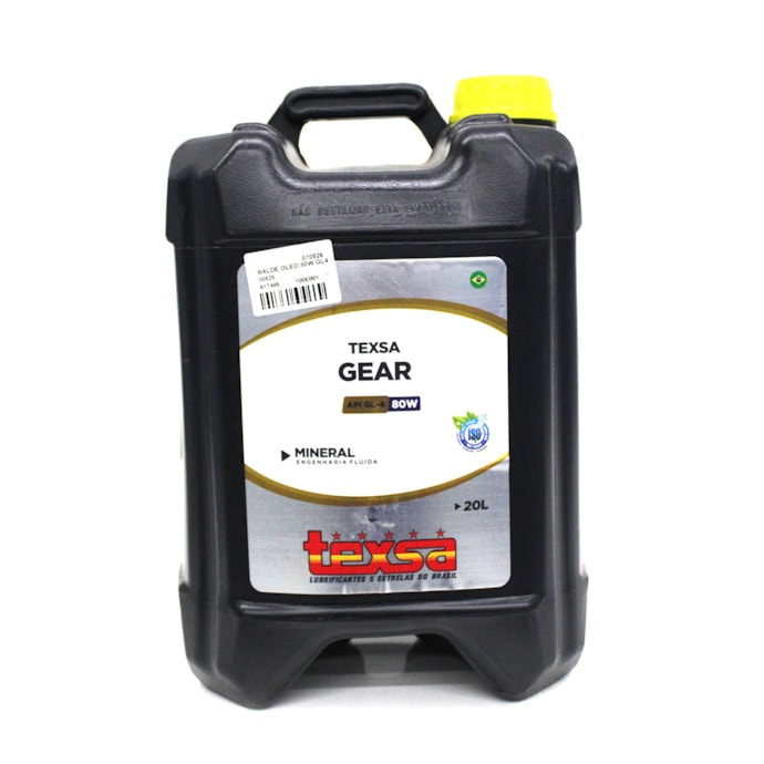 TEXSA | 00525 | BALDE OLEO 80W GL4 CAMBIO ZF 20L (MINERAL)-080654c7-44e0-45d4-bf1f-363ff07881c9