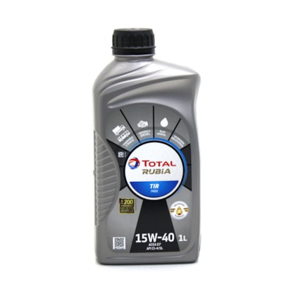 TOTAL LUBRIFICANTES | 174928 | OLEO MOTOR 15W40 CI4 TOTAL RUBIA 1L