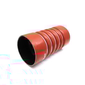 VALMAN | VMM70076 | MANGUEIRA INTERCOOLER 110X110X220MM LADO QUENTE MB 1935/1938/1941/1945/2635 SILICONE VERMELHO 5 ANEIS