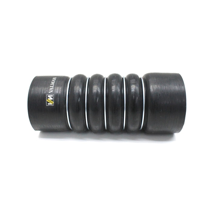 VALMAN | VMM71001 | MANGUEIRA INTERCOOLER 80X85X220MM MB 1618/1620/1621 MOTOR OM366LA PRETA 5 ANEIS (LADO FRIO) (SEM ABRACADEIRA)-4397a3cc-9d96-444f-a64a-608af0e41d65