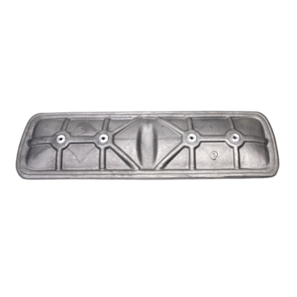 VALPEC | A3520100416 | TAMPA ALUMINIO LATERAL TUCHO/BLOCO MB AGL 1113/2213 MOTOR OM352 (PARA USAR JUNTA CORTICA)