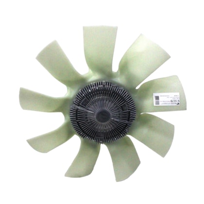 VALPEC | V5179 | CONJUNTO HELICE PLASTICA 9PAS SEM ARO COM VISCOSA COM CHICOTE VOLVO VM330 MOTOR MWM EURO 5 (650MM)