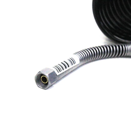 VOSS | 555462970400 | MANGUEIRA ESPIRAL 6 METROS TN9 (PRETO) VW (CONEXAO ROSCA M16X3/8)