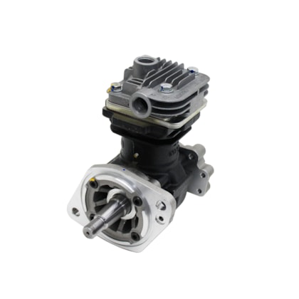 WABCO | 9129700010 | COMPRESSOR AR 160CC (MODELO WABCO) VW MOTOR CUMMINS (MODELO INDIANO) (FLANGE FIXACAO PARA LADO/DEITADO) (REFRIGERADO A AR)