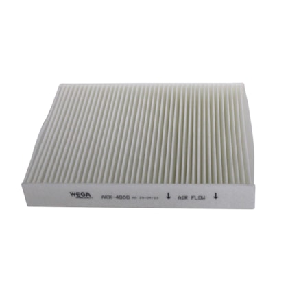 WEGA FILTROS | AKX4080 | FILTRO CABINE/AR CONDICIONADO MAIOR VW NOVO DELIVERY EXPRESS/4150/4160/6160/9170/11180/13180 MOTOR CUMMINS SERIE ISF 2.8/3.8 EURO 5 (35X200X251MM) (SEM CARVAO)