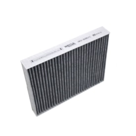 WEGA FILTROS | AKX4080C | FILTRO CABINE/AR CONDICIONADO MAIOR VW NOVO DELIVERY EXPRESS/4150/4160/6160/9170/11180/13180 MOTOR CUMMINS SERIE ISF 2.8/3.8 EURO 5 (35X200X251MM) (COM CARVAO)