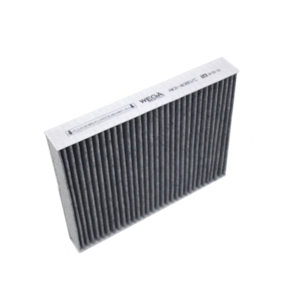 WEGA FILTROS | AKX4080C | FILTRO CABINE/AR CONDICIONADO MAIOR VW NOVO DELIVERY EXPRESS/4150/4160/6160/9170/11180/13180 MOTOR CUMMINS SERIE ISF 2.8/3.8 EURO 5 (35X200X251MM) (COM CARVAO)
