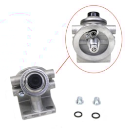 WEGA FILTROS | CBW0004 | CABECOTE COM VALVULA E CONEXAO VOSS M16 NG12 PARA FILTRO DIESEL/RACOR SEPARADOR DAGUA VW (SISTEMA ESFERA) (ROSCA 1-14)