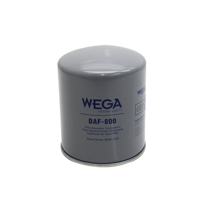 WEGA FILTROS | DAF800 | FILTRO SECADOR AR APU AGRALE/VW/FORD/MB/VOLVO/SCANIA SERIE 3 (ROSCA M39X1,5) (MODELO COALESCENTE)-cf046f68-9f78-44c3-8491-7ab6c0174f04