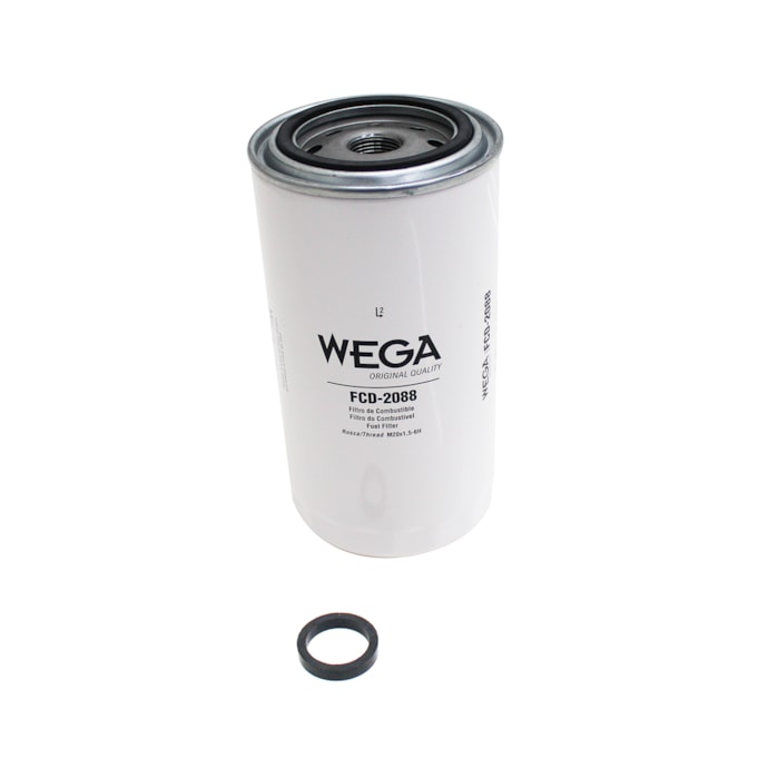 WEGA FILTROS | FCD2088 | FILTRO DIESEL/COMBUSTIVEL BLINDADO FORD CARGO 816/1119/1319/1319/1519/1719 MOTOR CUMMINS SERIE ISB 4CIL/6CIL (ROSCA M20X1,5)-fc30eac2-3720-4afd-84dc-aa7d6a2bc53e