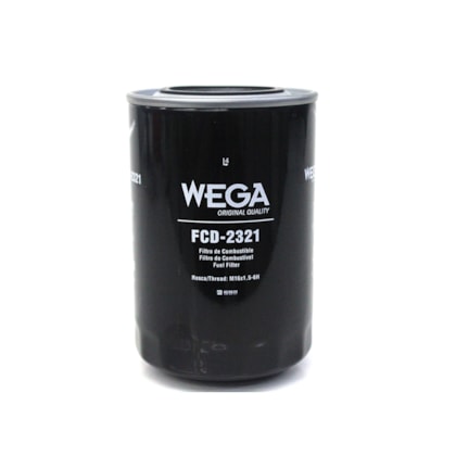 WEGA FILTROS | FCD2321 | FILTRO DIESEL/COMBUSTIVEL VW NOVO DELIVERY 9180/11180/13180 MOTOR CUMMINS SERIE ISF 3.8 EURO 6