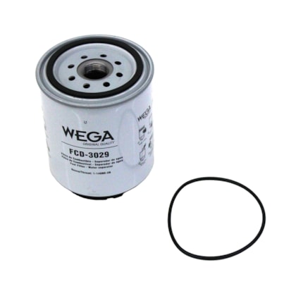 WEGA FILTROS | FCD3029 | FILTRO DIESEL/RACOR IVECO DAILY FPT 3.0L 2013 (SISTEMA COPO MOVEL) (ROSCA 1-14) (SEM COPO)