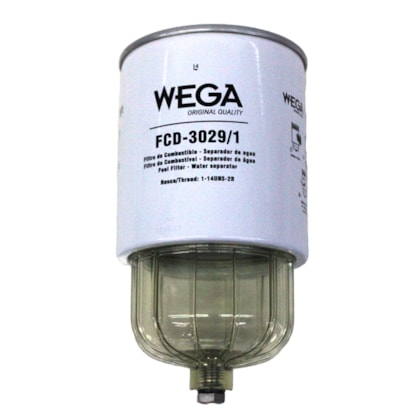 WEGA FILTROS | FCD30291 | FILTRO DIESEL/RACOR IVECO DAILY FPT 3.0L 2013 (COM COPO FIXO)