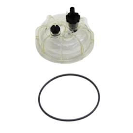 WEGA FILTROS | WCA002 | COPO MAIOR PARA FILTRO RACOR VW/MB (COM FURO PARA SENSOR - ROSCA INTERNA NO FILTRO) (ROSCA 3.3/4 10F)