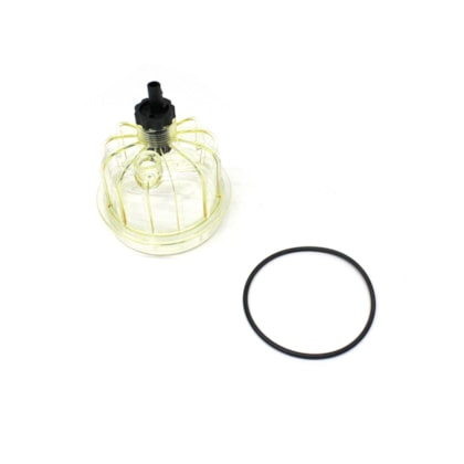 WEGA FILTROS | WCA005 | COPO PARA FILTRO RACOR PF420 MB ATEGO/ACCELO/ATRON/AXOR (SEM FURO PARA SENSOR - ROSCA EXTERNA NO FILTRO)