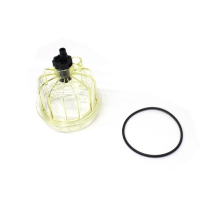 WEGA FILTROS | WCA005 | COPO PARA FILTRO RACOR PF420 MB ATEGO/ACCELO/ATRON/AXOR (SEM FURO PARA SENSOR - ROSCA EXTERNA NO FILTRO)