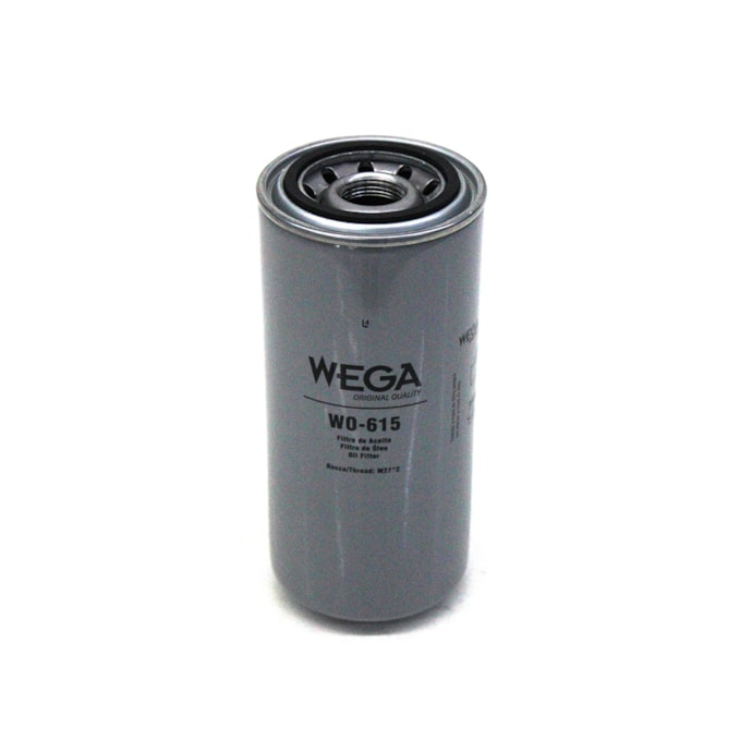 WEGA FILTROS | WO615 | FILTRO OLEO LUBRIFICANTE VW NOVO DELIVERY 9180/11180/13180 MOTOR CUMMINS SERIE ISF 3.8 EURO 6 (ROSCA M27X2,0 6H)-c12d9c7d-cb03-4cea-9c80-24cdadcf6467