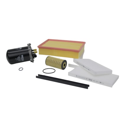 WEGA | WKU580 | KIT FILTROS TROCA COMPLETA FAP32714 + FCD2173 + AKX12012 + WOE506 RENAULT MASTER MOTOR 2.3 16V 2022..