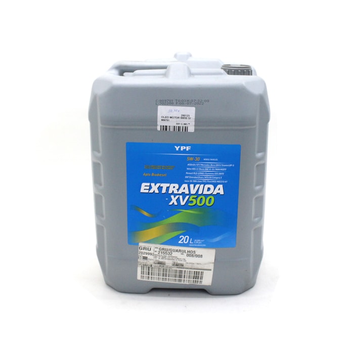 YPF LUBRIFICANTES | 989781 | OLEO MOTOR 5W30 SINTETICO YPF EXTRAVIDA XV500 20L-993a5b98-79db-4a2f-8a27-3301cf8daa0e