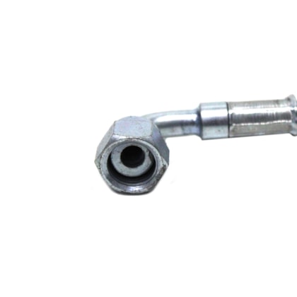 ZEMATEC | ZM00848 | FLEXIVEL LUBRIFICACAO TURBINA/TURBO COMPRESSOR FORD/VW MOTOR CUMMINS SERIE ISB (PORCAS MACHO 1 LADO COM CURVA GIRATORIO E 1 LADO FIXO)