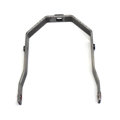 ZF | 0501217828 | GARFO ENGATE MUDANCA 3/4 (3M/4M) VW CAMBIO ZF 6S1010BO/6AS1010BO/6AS1000TO (ENCAIXE DA PASTILHA M10) (CHAPA PAREDE GARFO 6MM) (FURO COM BUCHA NYLON 14MM)